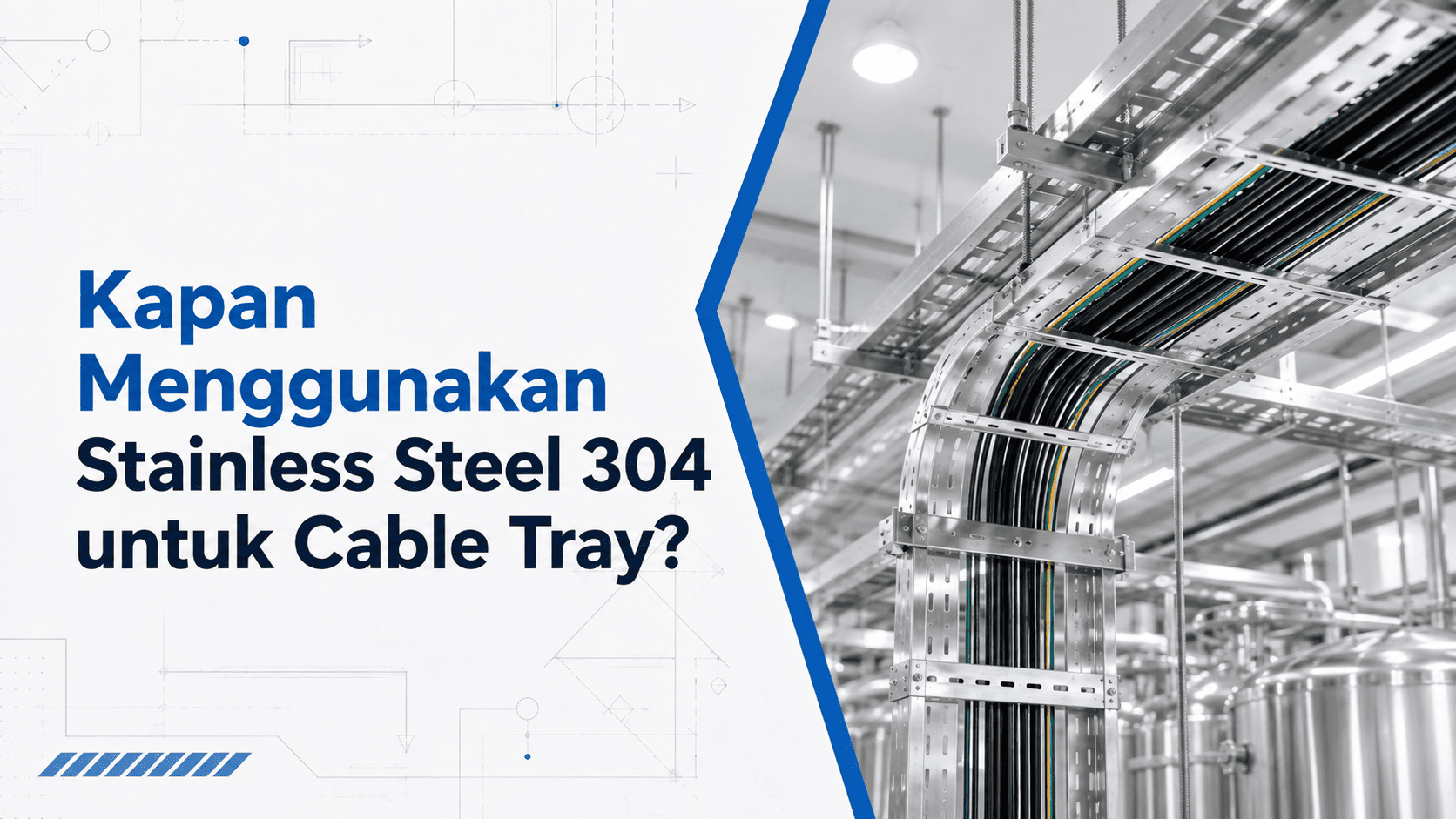 stainless steel 304 untuk cable tray